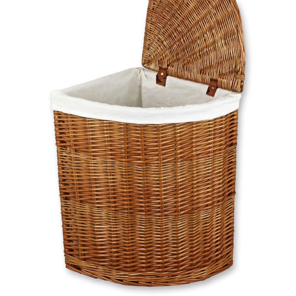 Woven Rattan Laundry Basket