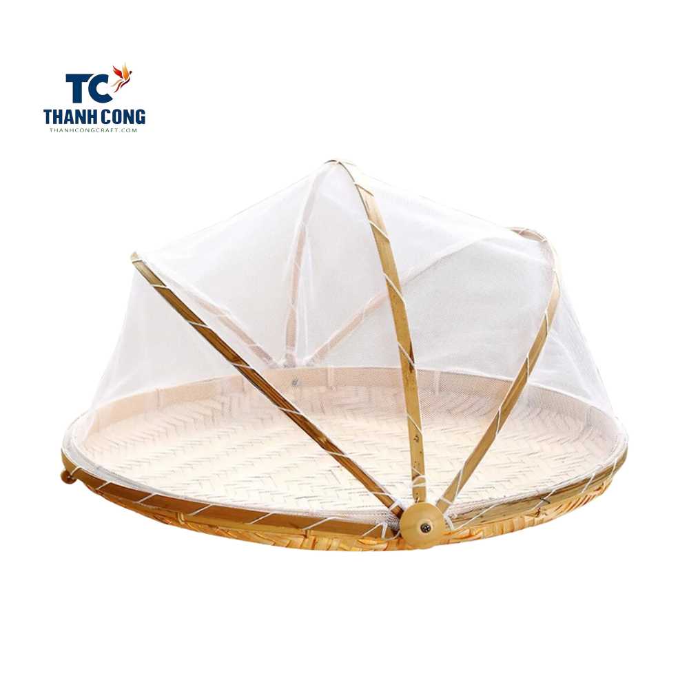 Bamboo Fruit Basket With Protective Cover